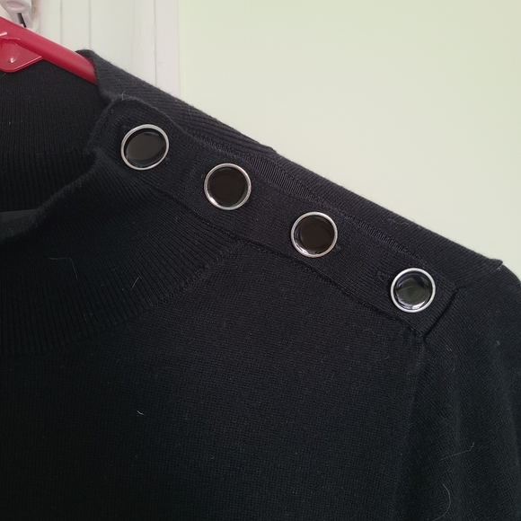 J. Crew silk blend shoulder button sweater sz S - Picture 3 of 7